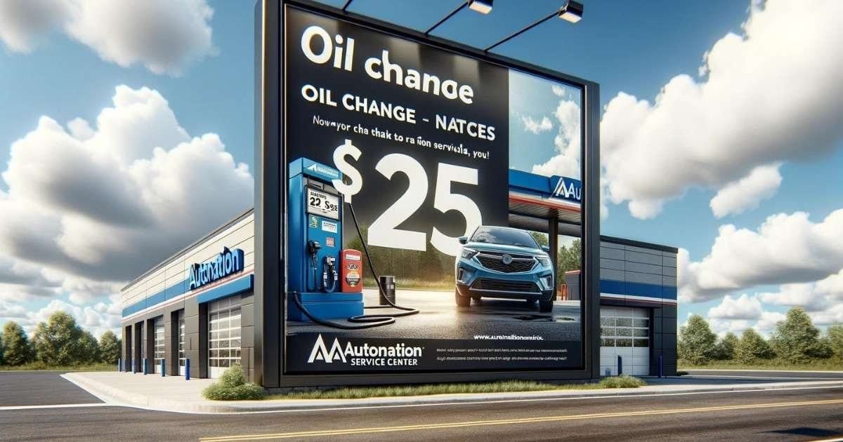 What is the Oil Change Cost at Autonation?